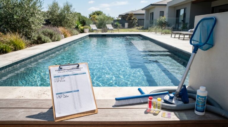 Pool maintenance schedule for daily, weekly and monthly swimming pool care